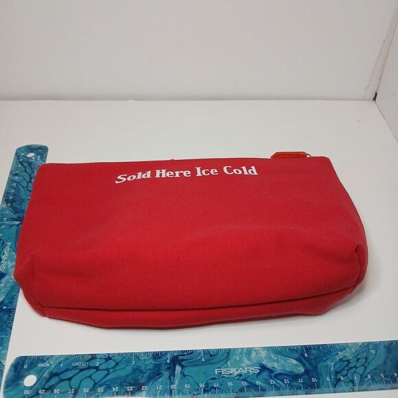 Coca-Cola Red Zipper Pouch – Makeup Bag or Pencil Case – Iconic Logo - Picture 3 of 4